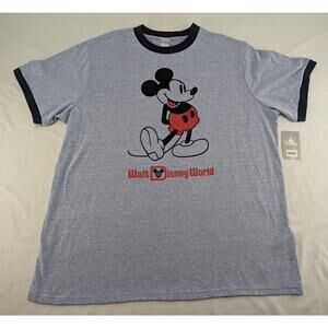 2XL NEW Walt Disney World Parks Blue Mickey‎ Mouse Shirt NWT